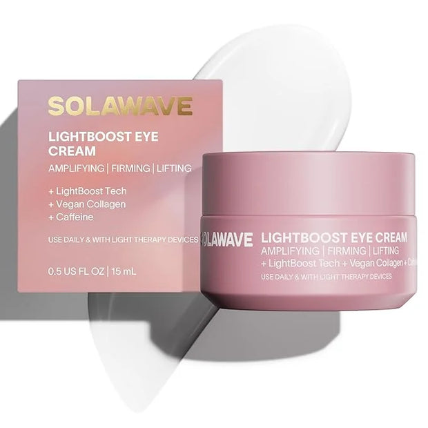 Solawave LightBoost Eye Cream | Reduces Appearance of Dark Circles, Puffiness, & Under Eye Bags | Anti Aging, Wrinkle Smoo...