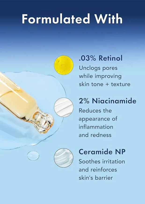 Rael Retinol Chin Mask with Miracle Clear Barrier Cream - Face Masks and Moisturizer, 2 Step Treatment, Niacinamide, Ceram...