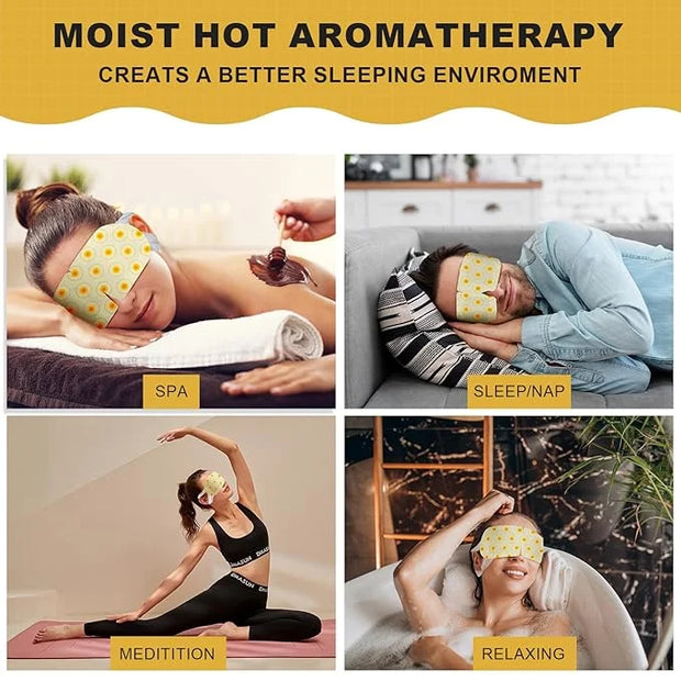 ProCIV FSA/HSA Eligible 16 Packs Steam Eye Masks for Dry Eyes Heating Eye Mask Warm Compress for Eyes Relief Stress, Eye F...