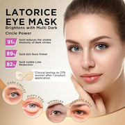 Under Eye Patches for Dark Circles: Anti-Wrinkle Eye Cream with Hyaluronic Acid - Reduce Under Eye Bags - Product Image