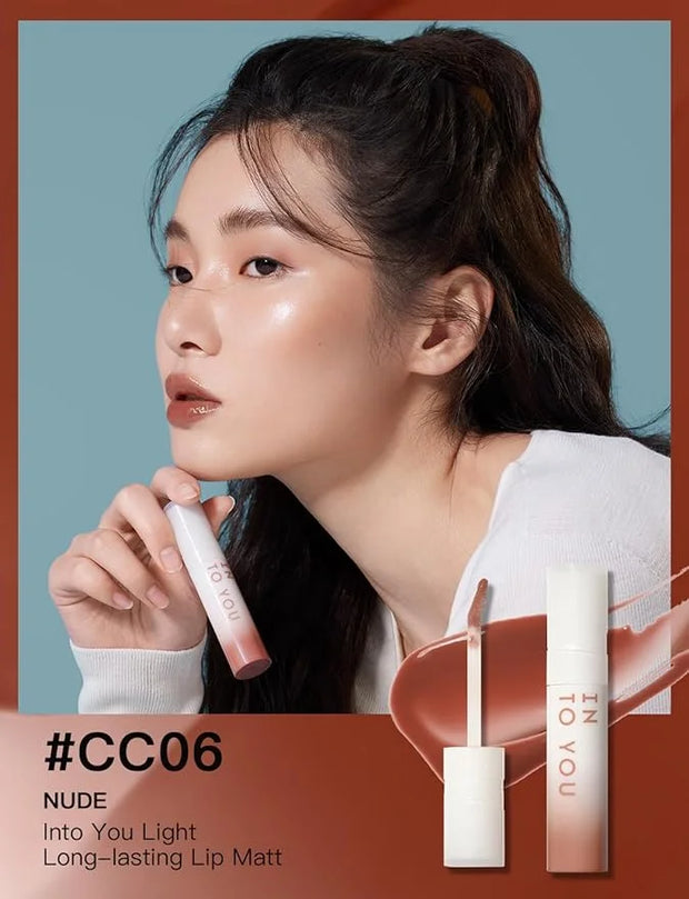 INTO YOU Lip Gloss Coco Liquid Moisturizing Lipstick Long Lasting Lip Stick Lip Stain Makeup Glitter Shine Non-sticky Lips...