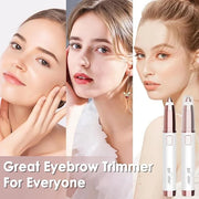 gurelax Eyebrow Trimmer for Women,Electric Eyebrow Hair Remover, Painless Brow Razor Shaper with LED Light, USB Rechargeab...