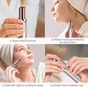 Facial Hair Removal for Women | Electric Razor Device Small Mustache Dermaplaning Remover Tools Tweezers Epilator Trimmer ...