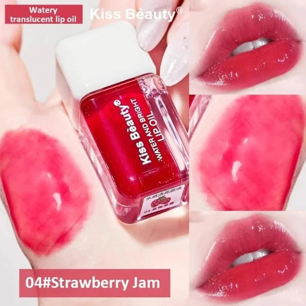 4-Piece Lip Oil & Gloss Kit - Hydrating, Plumping Lip Care with Pearl & Shimmer - Product Image