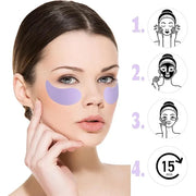 10 PCS Under Eye Patches, Reusable Eye Patches Silicone Patches Under Eye Mask Silicone Eye Patches Reusable Overnight for...