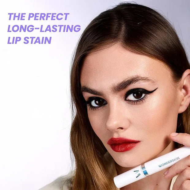 Wonderskin Wonder Blading Lip Stain Peel Off Masque - Long Lasting, Waterproof and Transfer Proof Red Lip Tint, Matte Fini...