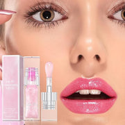 Magic Color Changing Lip Oil, Temperature Color Change Lip Gloss, Moisturizing Lip Tint Oil, Non Sticky, Long Lasting, Tra...