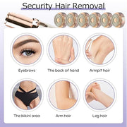 Gen 2 Replacement Heads for Flawless Facial Hair Remover, Shaver Pro Replacement Blades Heads Compatible with Finishing To...