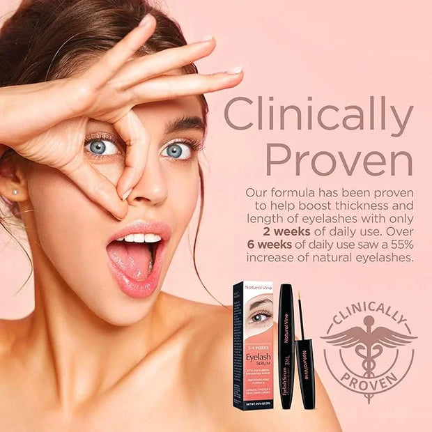 Natural Vine Eyelash Growth Serum: Lash Enhancing Serum with Advanced Formula to Boost Longer Fuller and Thicker Looking L...