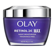 Olay Retinol Face Moisturizer, 24 MAX Anti-Aging Night Cream for Women, Fragrance-Free, Non Greasy - Anti-Wrinkle, Smooth ...
