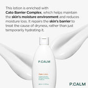 P.CALM Cato Lotion – Glutathione & Centella Asiatica for Hydrating, Soothing, Korean Vegan Facial Moisturizer for Sensitiv...
