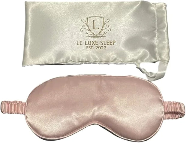 Le Luxe Sleep Mask (Luxury Silk Sleep Mask, Silky Smooth Comfort - Eye Cover - Eye Mask - Anti Aging - Skin Care - Ultra S...