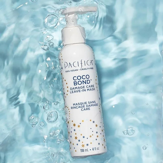 PACIFICA Beauty, Coco Bond Damage Care Leave-In Repair Mask Treatment, Dry & Damaged Hair from Bleach, Color, Chemical Ser...
