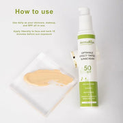 Dermakoya - Facial sunscreen with makeup coverage effect SPF 50.