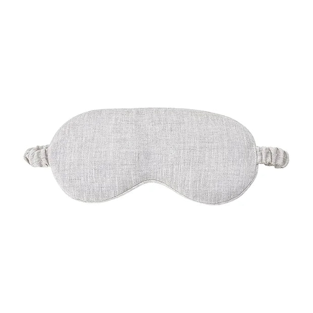 Pure Linen Eye Mask, 100% Linen Eye Mask for Girls,Travel Breathable Sleep Mask,Adjustable Strap, Hypoallergenic, Cooling ...