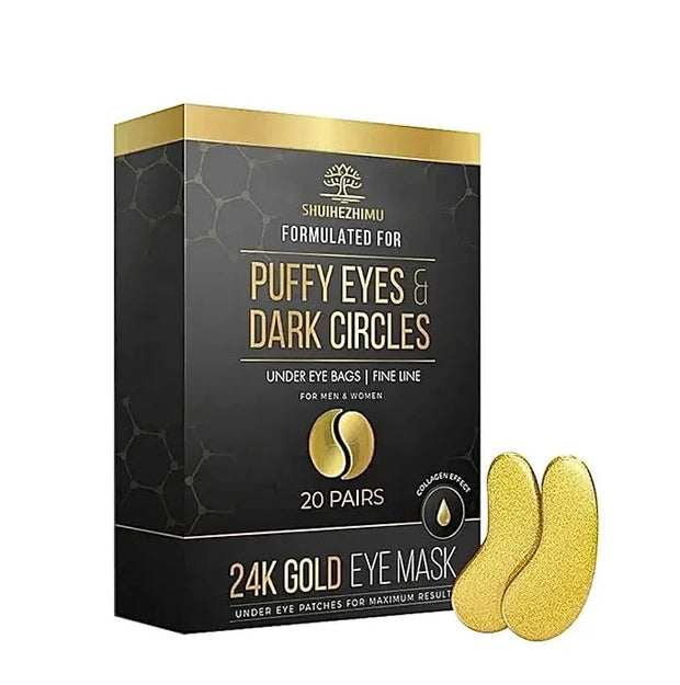 24k Gold Eye Treatment Masks With Collagen - Product Image