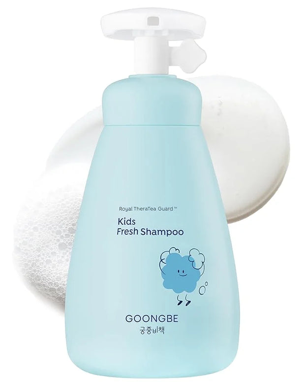 Kids' Fresh Shampoo - Korean Kids Scalp Purifying Shampoo - Gentle Deep Cleansing for Oily, Smelly Scalps - Low pH & Silic...