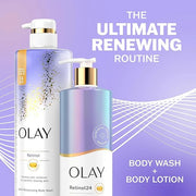 Olay Body Lotion for Women, Smoothing with Retinol Serum, Visibly Smoother Skin, 24hr Moisture & Hydration, Fast Absorbing...