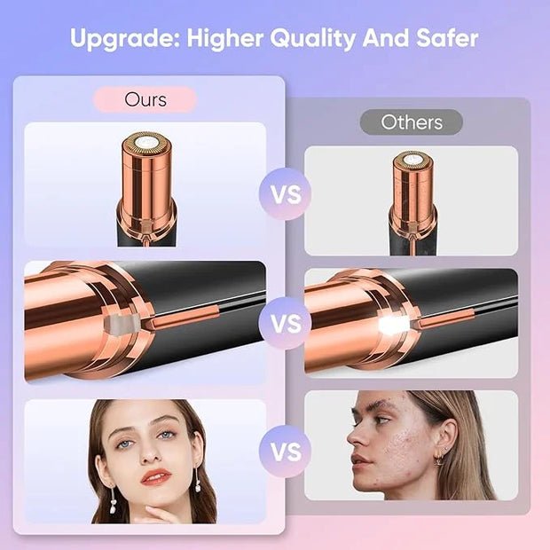 Facial Hair Remover for Women, Device, Remover Women Face, Finishing Touch Upper Lips, Chin & Cheeks, USB Rechargeable wit...