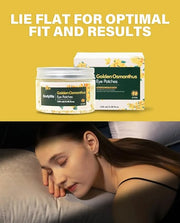 Golden Osmanthus Anti Aging Eye Mask for Dark Circles and Puffiness Reduce Wrinkles,with Hydrolyzedsoy protein, Osmanthusf...