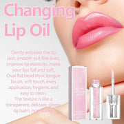 2PCS Magic Color Changing Lip Oil, Moisturizing Nourishing Lip Oil,Light Colour Gloss Non-sticky Lip Oil For Dry Lips Lip ...