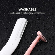 Eyebrow Razors w/Dermaplane Razors Set - Japanese Premium Quality Blades - Small Face Razors for Peach Fuzz and Fine Hair,...