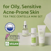 iUNIK Centella Mini Set, Travel Friendly Skincare Set, Ultra calming and hydrating for sensitive skin: Tea Tree Relief Ton...