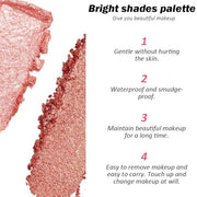 9 Colors Blue Champagne Gold Matte Shimmer Eyeshadow
