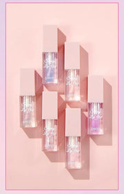 6PCS Color Changing Lip Oil Light Lipgloss Set, Moisturizing Hydrating Lip Glow Oil Lip Gloss Kit High Shine Lip Plumping ...