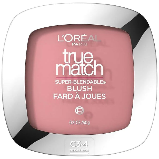 L'Oreal Paris True Match Super-Blendable Powder Blush, Tender Rose, 0.21 Oz (Packaging May Vary) - Product Image