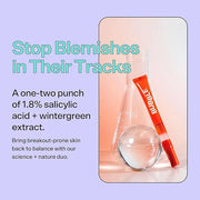 Bubble Skincare Knock Out 1.8% Salicylic Acid Acne Spot Treatment - Deep Cleansing Blemish Spot Treatment with Wintergreen...