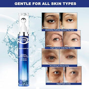 5% Caffeine Eye Serum Anti Aging, Eye Serum with Acid Niacinamide peptides for Puffy Eye Bags Fine Lines Dark Circles Wrin...