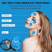 Under Eye Masks for Dark Circles and Puffiness 70PCS, Under Eye Patches for Puffy Eyes Treatment, Under Eye Gel Pads w/Col...
