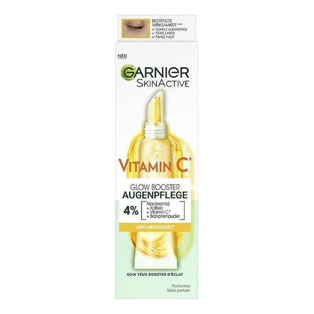 Garnier Eye Cream, With 4% Vitamin C, Brightening Eye Treatment For Dark Circles, Prevents Under Eye Bags And Puffiness, V...