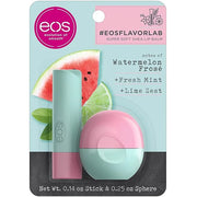 eos FlavorLab Lip Balm Stick and Sphere, Watermelon Frosé, Natural Shea Lip Products, 2 Count(Pack of 1) - Product Image