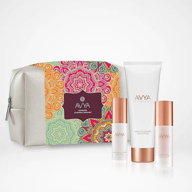 Avya Age Beautifully - Gentle Cleanser 4 oz. + Eye Bright Cream 0.5oz. + AA Power Serum 1oz. - Product Image