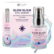 Vitamin C & Hyaluronic Acid Under Eye Serum - Dermatologist Tested, Reduces Eye Bags, Puffiness, Dark Circles & Wrinkles, ...