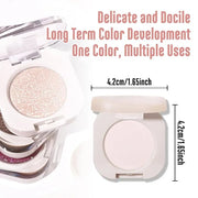 Pressed Single Matte Eyeshadow Palette, Matte nude White Eyeshadow For Old Women, Pigmented Waterproof Sombras Para Ojos, ...