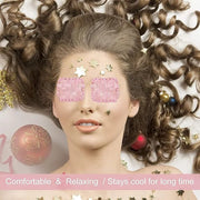 ideayard Rose Quartz Eye Mask, Mini Eye Mask Natural Quartz Mask for Eliminate Wrinkles Puffiness (Rose quartz-2) - Produc...