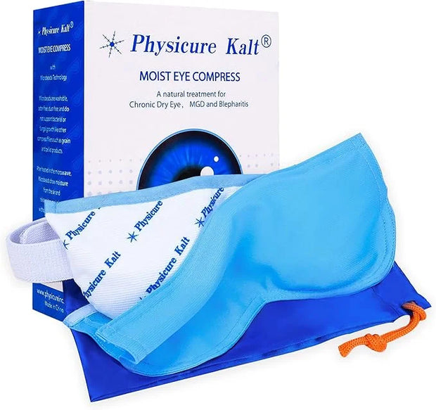 Heated Eye Mask | Moist Heat Compress Relief for Dry, Pink Eyes | Microwave Activated Therapy - Product Image