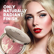 Baked PRO Blush. Brighten Lighting Highly Glow Marbleized Blush. Lightweight Shimmery Satin Face Makeup. Cruelty-Free. Sha...