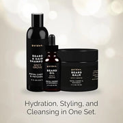 Golden Grooming Co. Everyday Beard Bundle – Complete Beard Care Set | Includes Beard Oil, Balm & Shampoo (XL, Spicy Grove)...