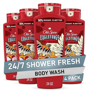 Old Spice Cleansing Body Wash for Men, 3X Defense, 24/7 Shower Fresh with Lasting Scent, 2-in-1 Body & Face Wash, Eaglefan...