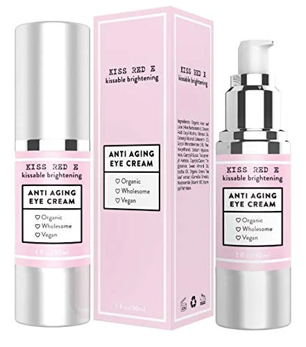 Anti Aging Eye Cream for Women Men. Vegan Eye Cream for Dark Circles Puffiness Wrinkles 1 OZ 50 Days Supply - Product Image