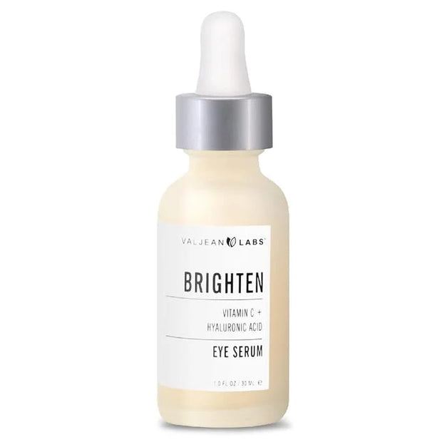 Valjean Labs Brighten Eye Serum with Vitamin C + Hyaluronic Acid | Helps Minimize Dark Circles and Even Skin Tone | Parabe...