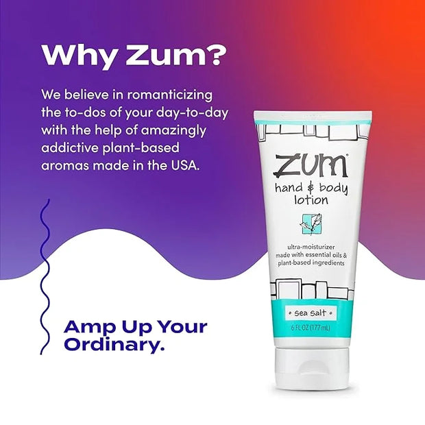 Zum Indigo Wild Hand & Body Lotion - Natural Hand Lotion for Dry Hands - Body Lotion for Women & Men - Body Moisturizers I...