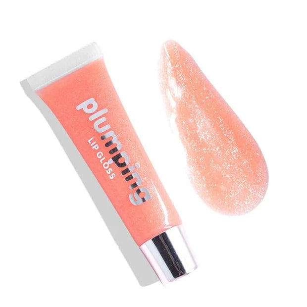 MAEPEOR Glitter Glossy Plumping Lipgloss 9 Colors Moisturizing Lip Plumper Shiny Jelly Lip Gloss Natural Liquid Lipstick f...
