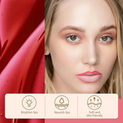 Matte Lip Gloss Stain-Peel Off Lip Liner Tattoo, Pinkish Red Lip Tint，Long Lasting Peel Off Lip Stain, Waterproof Transfer...