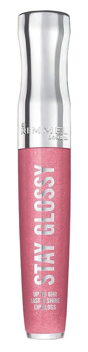 Rimmel Stay Glossy Lip Gloss - Non-Sticky and Lightweight Formula for Lip Color and Shine - 140 Flower Power, .18oz - Prod...