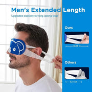 20 Packs Men's Steam Eye Mask,Heated Eye Mask for Dry Eyes Dark Circles Puffy Eyes,Disposable SPA Warm Compress,Travel Ess...